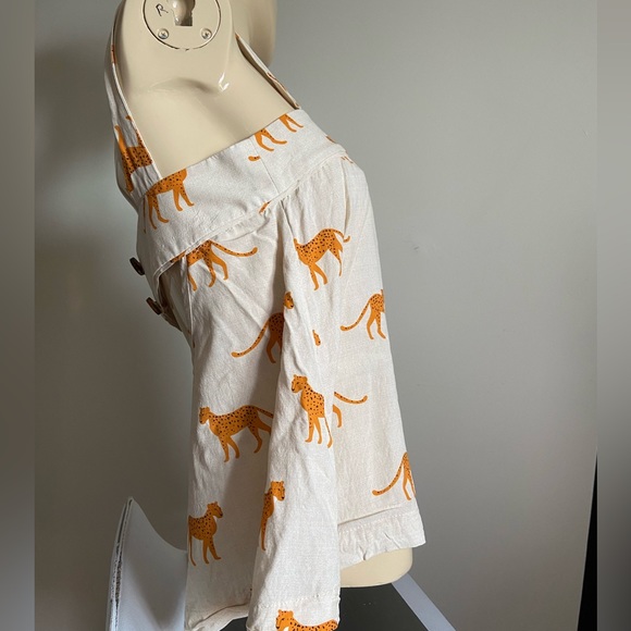 Medium BOAH cheetah cat pattern summer tank top - Picture 11 of 16